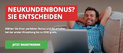 Intertops Bonus für Neukunden