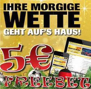 Interwetten mobile Freebet 5 Euro