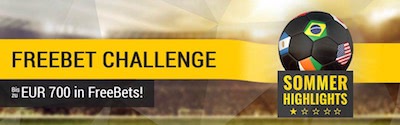 Bwin Freebet Challenge - bis zu 700 Euro in Gratiswetten
