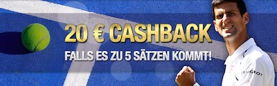 Netbet Cashback Bonus US Open Banner