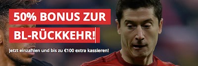 Intertops Reload Bonus zum Bundesligastart