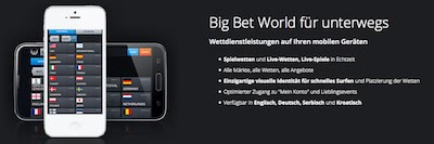 Big Bet World Sportwetten App