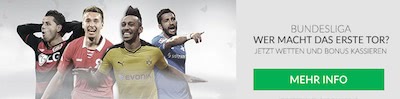 Betvictor Bundesliga Angebot mit Torschützen Wette
