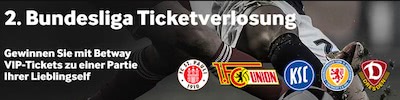 Betway Gewinnspiel VIP Tickets 2. Bundesliga
