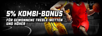 Betstars Freebet mit Basketball Kombiwette