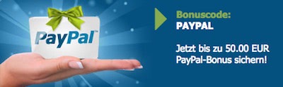 bet-at-home PayPal Bonus bis 50 Euro