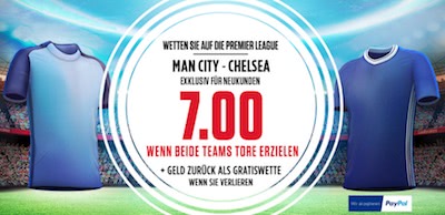 Ladbrokes Quoteboost zu ManCity gegen Chelsea am 3.12.2016