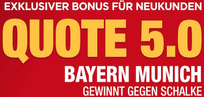 Noxwin: Beste Quoten auf Bayern gewinnt gegen Schalke 04 ...