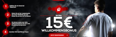 Gratiswette von Tipbet
