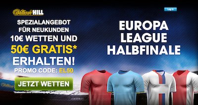 William Hill Aktion zum Europa League Halbfinale