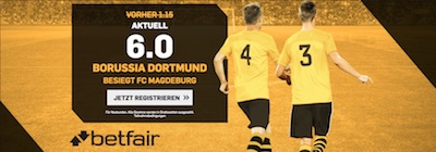 Borussia Dortmund gegen 1. FC Magdeburg DFB Pokal