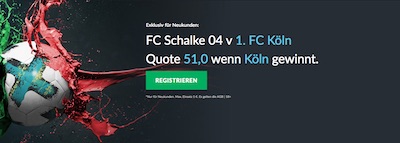 FC Schalke 04 gegen 1. FC Köln Quotenboost bei Betvictor