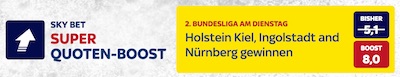Sky Bet Quotenboost zur 2. Bundesliga