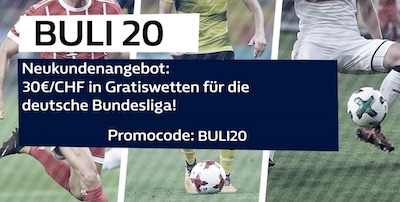 William Hill Promo zum 20. Bundesliga Spieltag