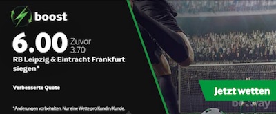 Betway Boost zu Leipzig gegen Schalke und Frankfurt gegen Freiburg