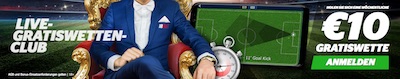 10Bet Gratiswette Live Promotion