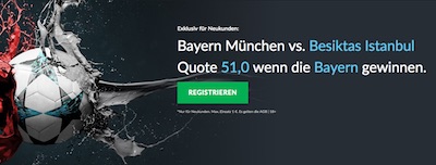 BetVictor Boost: 51.0 auf Bayern
