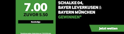 Betway Boost Schalke, Leverkusen, Bayern