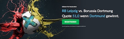 Betvictor Quotenboost zu Leipzig gegen Dortmund