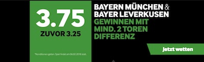 DFB Pokal Quotenboost Bayern München und Bayer Leverkusen
