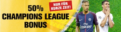 Interwetten Champions League Bonus