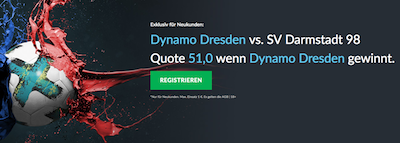 BetVictor Quotenboost auf Dynamo Dresden