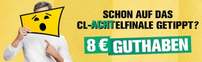 8 Euro Wettguthaben bei Interwetten