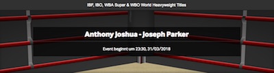 Anthony Joshua vs. Joseph Parker bei Betway