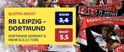 Skybet Boost zu Leipzig Dortmund