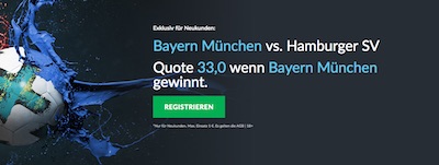 Betvictor Quotenboost Bayern Hamburger SV