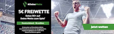 Betway Deine Wette zu Deutschland gegen Brasilien