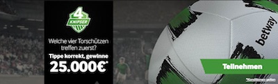Betway Vier Knipser Promotion