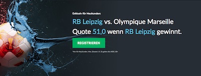RB Leipzig gegen Olympique Marseille Quotenboost bei Betvictor