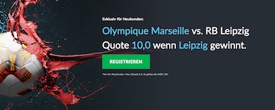 Olympique Marseille gegen RB Leipzig Quotenboost Betvictor