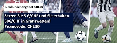 William Hill Bonus zur Champions League
