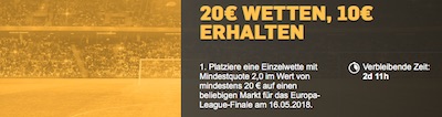 Betfair Gratiswetten Aktion zum EL Finale