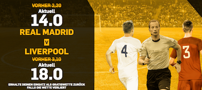 Betfair Promo zum CL Finale 2018