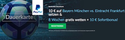 Betvictor Dauerkarte DFB Pokal Bayern Frankfurt