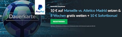 Betvictor Dauerkarte zur Europa League