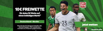WM Sepcial von Betway zu Deutschland Mexiko