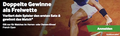 Betway verdoppelt deine French Open Gewinne