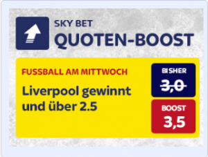 AS Rom gegen Liverpool Quotenboost bei Skybet