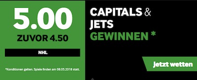 NHL Quotenboost bei Betway