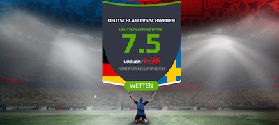 NetBet Quotenboost zu Deutschland-Schweden