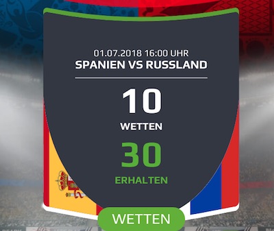 Spanien gegen Russland Netbet Promotion