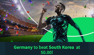 Sportsbet.io Quotenboost zu Südkorea vs. Deutschland