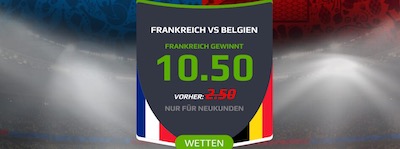 Netbet Halfinale WM Quotenboost Frankreich