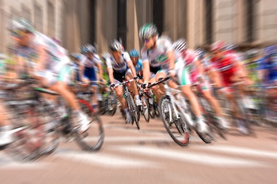 Das Peloton bei der Tour de France