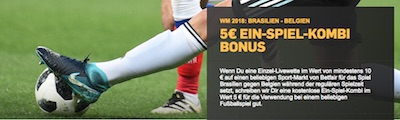 Brasilien gegen Belgien Promo bei Betfair