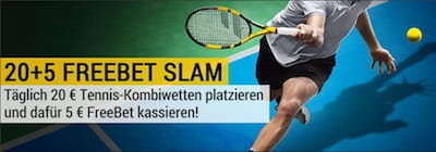 US Open: 5€ jeden Tag bei Bwin